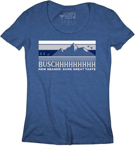 theCHIVE Men's Buschhh - Busch Beer T-Shirt in Saudi Arabia