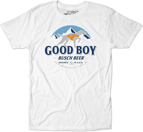 theCHIVE Men's Buschhh - Busch Beer T-Shirt in Saudi Arabia