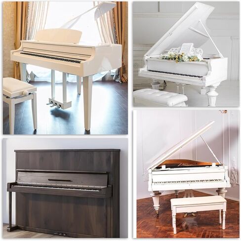 Piano Key Stickers 88 Key Piano Notes Guide Removable Letters Piano Keyboard Stickers for All Piano Keys Transparent Note Guie（Rainbow Colors） in Saudi Arabia