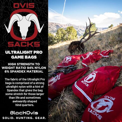 Ovis Sacks Ultralight Pro Reusable Game Bags in Kuwait