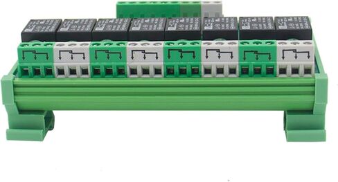 8 Channel Interface Relay Module 24VACDC DIN Rail Panel Mount for Automation PLC Board (FY-T738-24VACDC) in Saudi Arabia