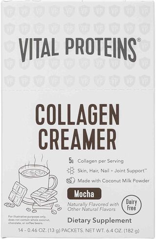 بروتينات حيوية، كولاجين كريمر، موكا، 14 قطعة، 0.46 أونصة in Kuwait