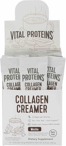 بروتينات حيوية، كولاجين كريمر، موكا، 14 قطعة، 0.46 أونصة in Kuwait