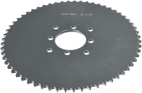 ضرس فولاذي بسلسلة 60 سنًا من AlveyTech #40/41/420 - قطع بديلة لعربة Go-Kart، والدراجات الترابية الصغيرة، وATV، و4 عجلات رباعية، وعربات طاقة الغاز، وملحقات دراجة الحفرة، وتجويف 2-1/8 بوصة 1/2 بوصة Pitch DIY قم بتثبيت حزمة واحدة in Saudi Arabia
