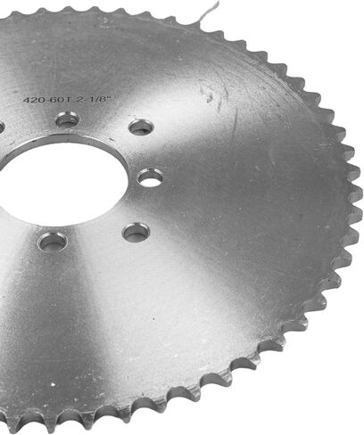 ضرس فولاذي بسلسلة 60 سنًا من AlveyTech #40/41/420 - قطع بديلة لعربة Go-Kart، والدراجات الترابية الصغيرة، وATV، و4 عجلات رباعية، وعربات طاقة الغاز، وملحقات دراجة الحفرة، وتجويف 2-1/8 بوصة 1/2 بوصة Pitch DIY قم بتثبيت حزمة واحدة in Saudi Arabia