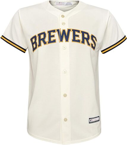 Christian Yelich Milwaukee Brewers MLB Kids Youth 8-20 White Home Player Jersey in Saudi Arabia