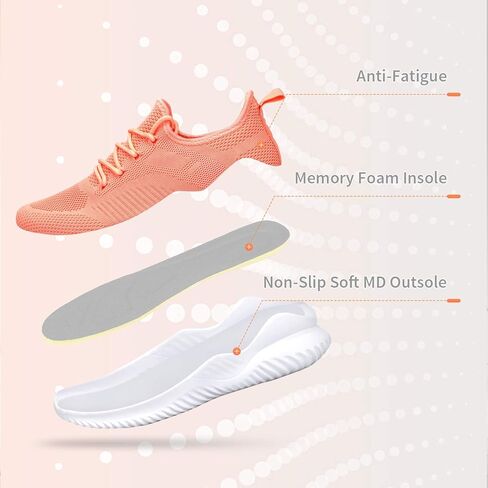 حذاء رياضي نسائي من Flysocks، للمشي، والجري in Kuwait