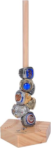 1 wooden championship ring storage rack, display rack, handicraft display cabinet, storage rack for sports enthusiasts to collect championship medals (c) in Saudi Arabia