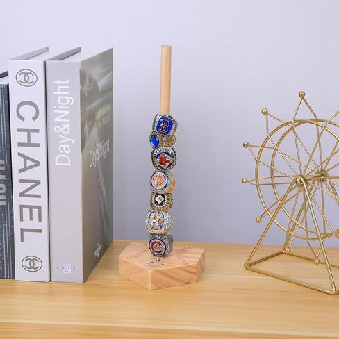 1 wooden championship ring storage rack, display rack, handicraft display cabinet, storage rack for sports enthusiasts to collect championship medals (c) in Saudi Arabia