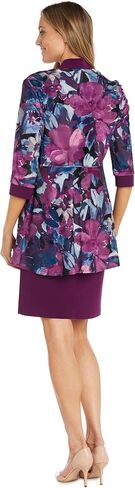 R&M Richards Women's Casual Daytime 2 Pc Floral Print Jacket Dress in Saudi Arabia