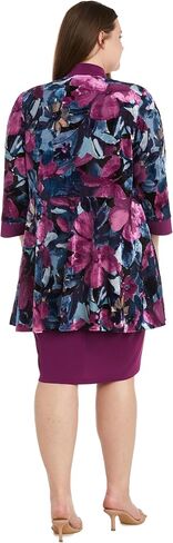 R&M Richards Women's Casual Daytime 2 Pc Floral Print Jacket Dress in Saudi Arabia