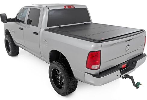 Rough Country Hard Flip Up Bed Cover for 2009-2018 Ram 1500 | 5'7" - 49319550 in Saudi Arabia