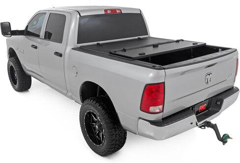 Rough Country Hard Flip Up Bed Cover for 2009-2018 Ram 1500 | 5'7" - 49319550 in Saudi Arabia