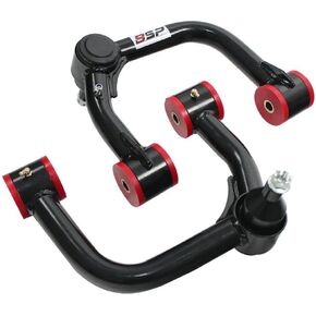 Pair for TACOMA Front Upper Control Arms for 2-4" Lift kits Compatible with 2005-2021 Toyota Tacoma 2WD 4X4 6LUG Tubular Suspension Leveling Lift Kits w/PU Bushing
