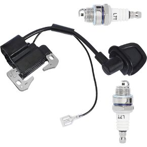 Ignition Coil Spark Plug for 33cc 43cc 47cc 49cc 50cc 2-stroke Mini Moto Dirt Pocket Bike Chopper Scooter Kids Quad ATV Minimoto