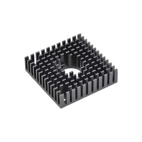 uxcell Heatsink with Hole for Stepper Motor,3D Printer 40x40x11mm Black 4pcs