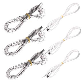 3pcs 24V 50W Thermistor Ceramic Cartridge Heater Tube and 3pcs HT-NTC100K Thermistor Temperature Sensor (1M)