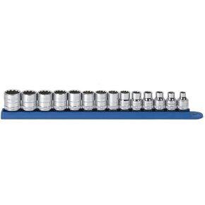 GEARWRENCH 14 Pc. 3/8" Drive 12 Pt. Standard Socket Set, Metric - 80560