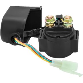 Starter Solenoid Relay for 4-Stroke GY6 50cc 125cc 150cc 200cc 250cc ATV Dirt Bikes Scooters Go Kart Dne Buggys Quad 4 Wheelers Pocket Bike Moped Roketa SSR Taotao Sunl Coolster