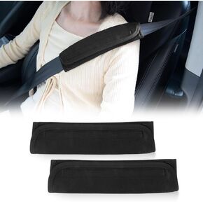psler Universal Car Seat Belt Pads Soft and Comfortable Car Seat Belt Pads Strap Cushion Cover Seatbelt Pram Strap Covers Backpack Shoulder Pad Automotive Seat Belt Pad Cover for Adult Ice Silk