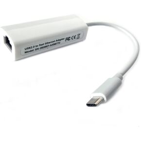 Ethernet Adapter USB C to RJ45 LAN Network Adapter for Nintendo Switch Wii Wii U MacBook Surface Notebook PC,Wired LAN Connection
