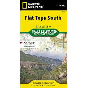 Flat Tops South Map (National Geographic Trails Illustrated Map, 151)