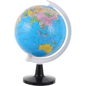 STOBOK Globe ديكور مكتب المكتب خريطة العالم للأطفال سطح مكتب الديكورات Para Salas De Casa Retro ديكور المنزل أدوات الأطفال أداة التدريس المدرسية لتدوير بولي كلوريد الفينيل العتيق عالي الوضوح