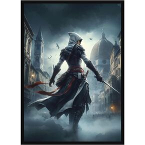 100 PCS MTG Card Sleeves with 100 PCS Perfect Fit Sleeves, Art Matte Card Sleeves with Inner Sleeves - Fit Standard Size Cards - Assassin