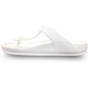 FUNKYMONKEY Men's Comfort Slides Double Buckle Adjustable EVA Flat Sandals