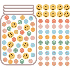 Whaline Magnetic Smile Reward Jar for Kids 56Pcs Behavior Management Classroom Tools Reward Jar System for Classroom Home Positive Behavior Chart for Student Teacher Back to School Supplies