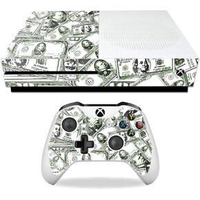 غلاف MightySkins اللامع لجهاز Microsoft Xbox One S - Phat Cash | لمسة نهائية لامعة واقية ومتينة شديدة اللمعان | سهل التطبيق والإزالة وتغيير الأنماط | صنع في الولايات المتحدة الأمريكية