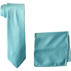 STACY ADAMS mens Stacy Adams Classic Extra Long Necktie, Turquoise, big-tall US