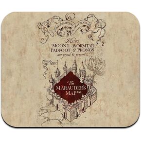 Harry Potter Marauders Map Low Profile Thin Rubber Mouse Pad Mousepad