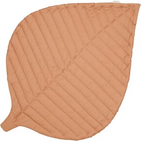 Toddlekind 100% Organic Cotton 45.7" x 34.3" Multifunctional Leaf Mat, Décor, Office, Bedroom, Non-Toxic, Odorless Baby/Toddlers, for All Ages, Anchor (Grey/Black)