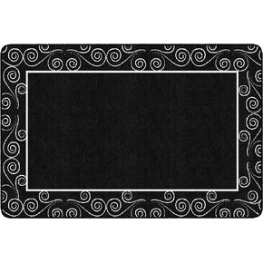 Flagship Carpets Schoolgirl Style Industrial Café Swirls Classroom Area Rug for Indoor Classroom Learning or Kid Bedroom Educational Play Mat, 5'x7'6"