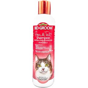 Bio-Groom Flea & Tick Dog Shampoo – Flea and Tick Prevention for Dogs, Cat Flea Treatment, Cruelty-Free, Made in USA, Natural Tick Repellent, Protein-Lanolin Shampoo – 8 fl oz 1-Pack