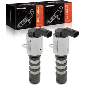 A-Premium 2-PC Engine Variable Valve Timing (VVT) Solenoid Compatible with Audi A4 Quattro, Q5, Q7, A5 Quattro, A6, A6 Quattro, A7 Quattro, A8 Quattro, RS3, RS7, S4, S5, S6, S7 & Volkswagen Touareg