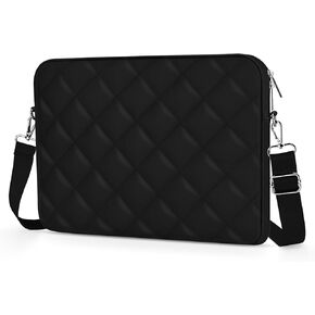 Puffy Quilted Travel Cable Electronic Organizer for Accessories Laptop MacBook Power Adapter, Wireless Mouse, for iPhone Charger, Cellphone, Power Bank