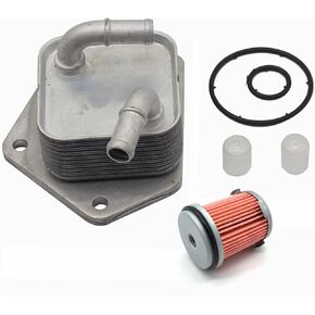 Transmission Cooler + Fliter Compatible for Honda Accord Civic 2016-2021 fits CR-V 2015-2021 Turbocharged for 25560-5LJ-004 US