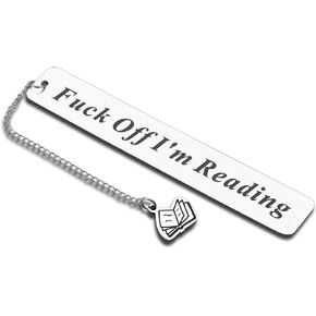 Funny Easter Basket Stuffers for Teens Girls Women Bookmarks FCK Off I'm Reading Gifts for Booklovers Friends Son Daughter Girls Women Birthday Christmas Gifts for Teens Girl Boy Family Writer Teacher