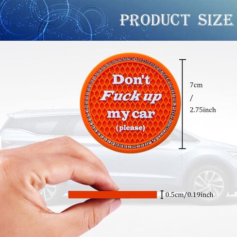 طقم أكواب السيارة مكون من قطعتين، ملحقات داخلية للسيارة، حامل أكواب السيارة العالمي، حامل أكواب السيارة، قواعد أكواب للسيارة/سيارات الدفع الرباعي/الشاحنة (وردي، قطعتان) in Kuwait