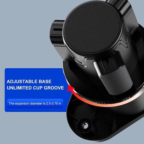 PACEWALKER cup holder Tray for Car Expander with Tray Multifunctional Tray 360° Rotating Table & Adjustable Base with Yeti 20/26/30 oz Hydro Flasks 32/40 oz Camelbak 32/40 oz in Saudi Arabia