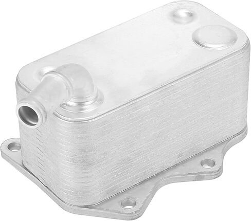 X AUTOHAUX 06D117021C Automatic Engine Oil Cooler 18 Rows for Volkswagen Jetta 2006-2008 in Saudi Arabia