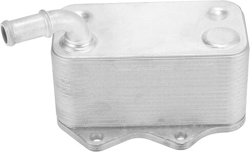 X AUTOHAUX 06D117021C Automatic Engine Oil Cooler 18 Rows for Volkswagen Jetta 2006-2008 in Saudi Arabia