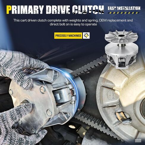 Primary Drive Clutch With Weights and Springs for Polaris RZR 800/RZR XP 800/RZR 4 800/RZR S 800/Sportsman 800/Ranger 800/Ranger Crew 800 2010 2011 2012 2013 2014, Replace for 1322996 1322920 in Saudi Arabia