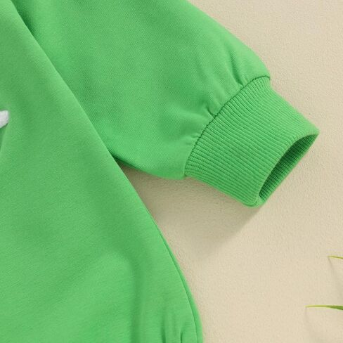 ملابس DuAnyozu St Patrick's Day للأطفال الأولاد والبنات، سترة بأكمام طويلة محظوظة، بدلة رومبير كبيرة الحجم، ملابس ربيعية للرضع in Kuwait