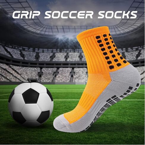 جوارب رجالية لكرة القدم غير قابلة للانزلاق، جوارب لكرة القدم، جوارب للجري، 4-10 أزواج…… in Kuwait