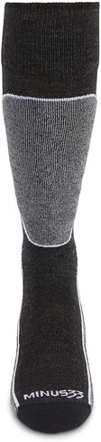 Minus33 Merino Wool Mountain Heritage Elite وسادة كاملة فوق جوارب التزلج على الساق - صنع في الولايات المتحدة الأمريكية - جوارب دافئة عالية للركبة in Kuwait