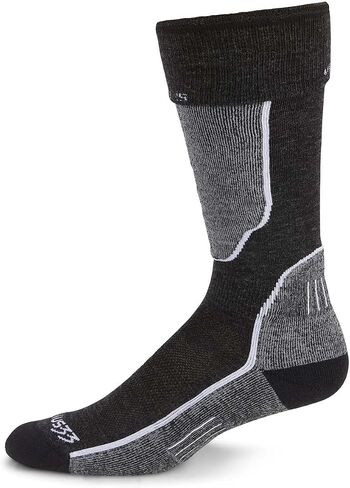 Minus33 Merino Wool Mountain Heritage Elite وسادة كاملة فوق جوارب التزلج على الساق - صنع في الولايات المتحدة الأمريكية - جوارب دافئة عالية للركبة in Kuwait
