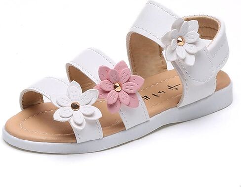 PATPAT Toddler/Little Kid/Big Kid Girls Sandals Flower Girls Sandals Open Toe Summer Sandals in Saudi Arabia